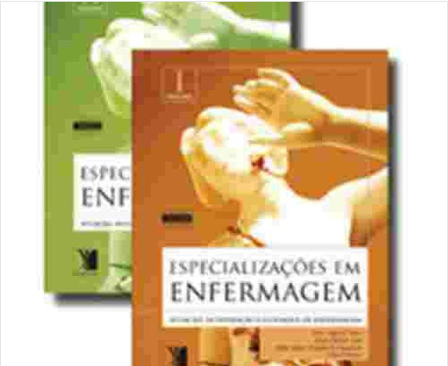 Livro Especializaçoes Em Enfermagem, 2 Volumes