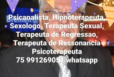 TERAPEUTA DE REGRESSÃO CARLOS SAMPAIO PACHECO FEIRA DE SANTANA BA 75 991269051 whatsapp