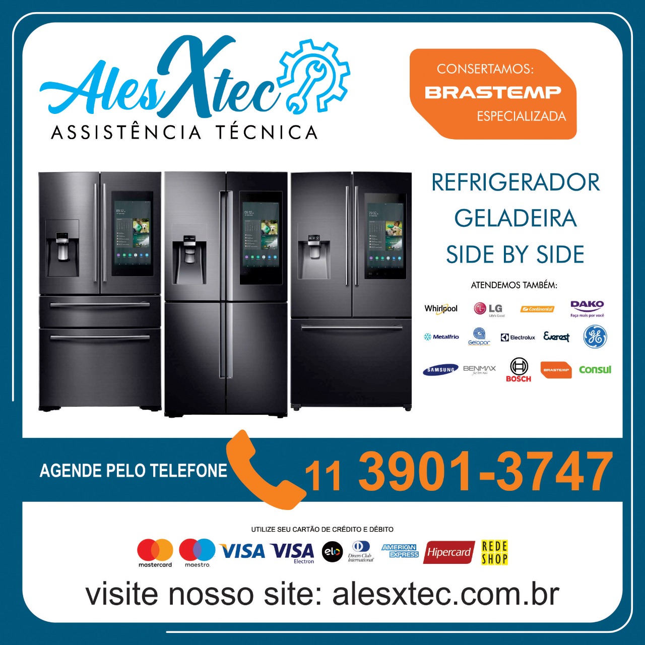 Serviços de assistência para refrigeradores no Ibirapuera